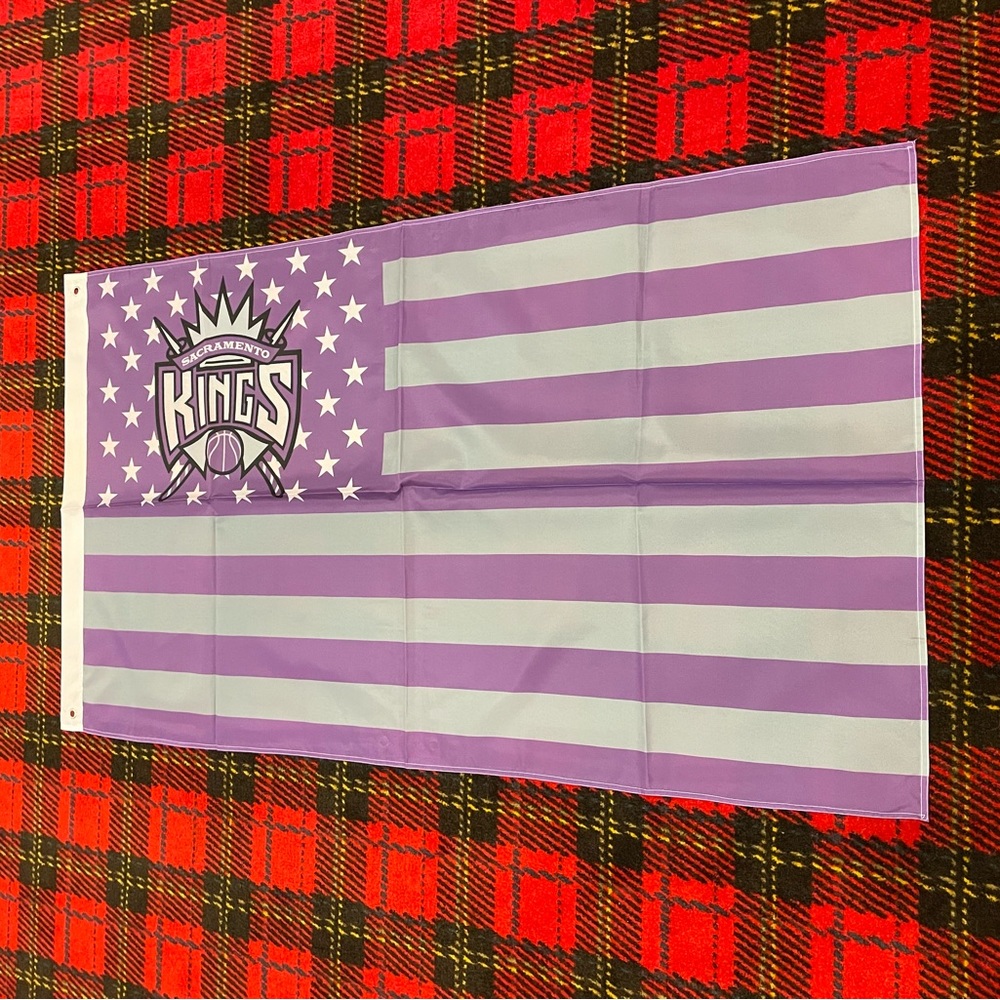 Brand new Sacramento Kings banner flag